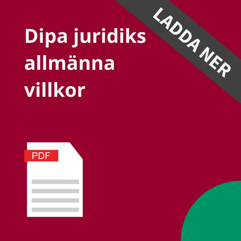 Ladda ner Dipa juridiks allmanna villkor